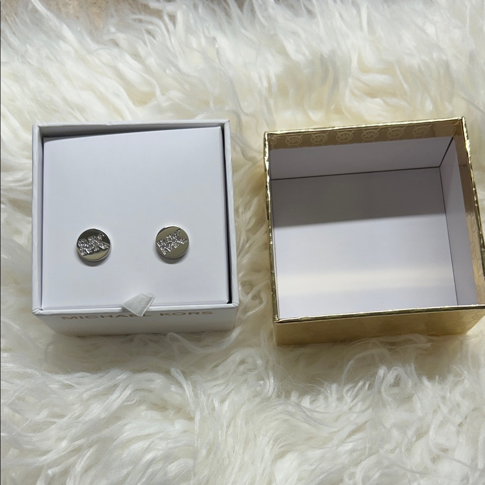 Michael Kors Silver Stud Earrings
